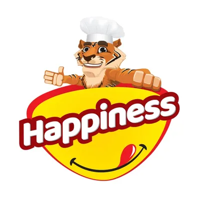 لوگوی صنایع غذایی هپی نس