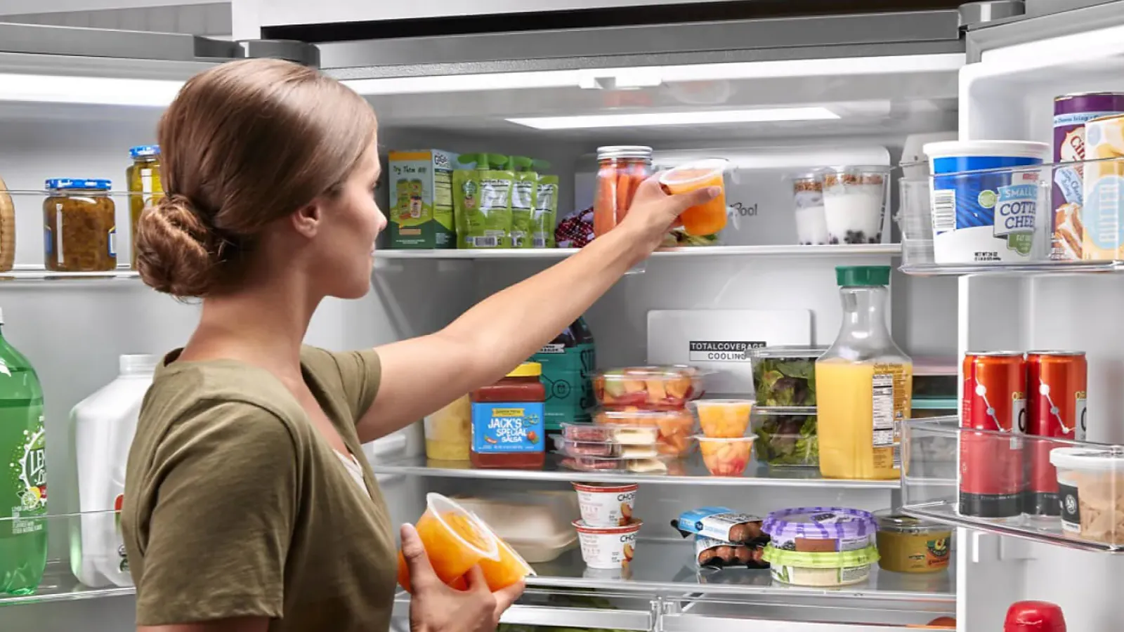 باز و بسته کردن در یخچال