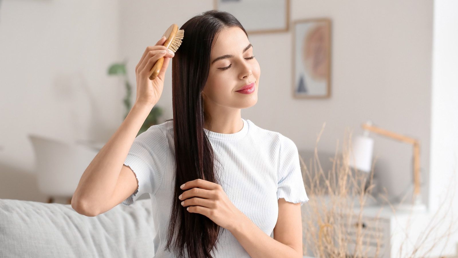 روتین مراقبت از مو بعد از حمام در شب