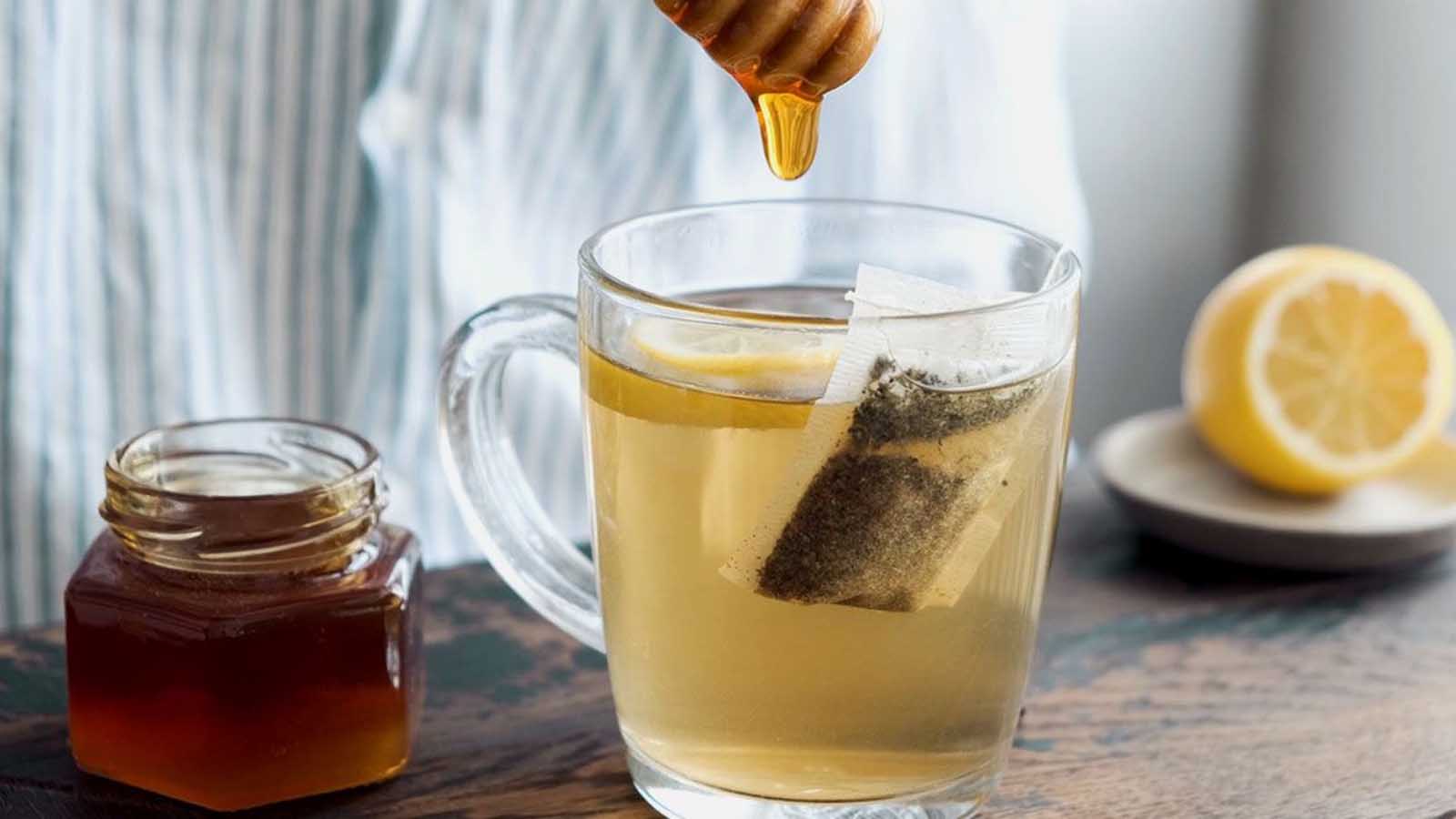 خواص چای سبز با عسل و لیمو