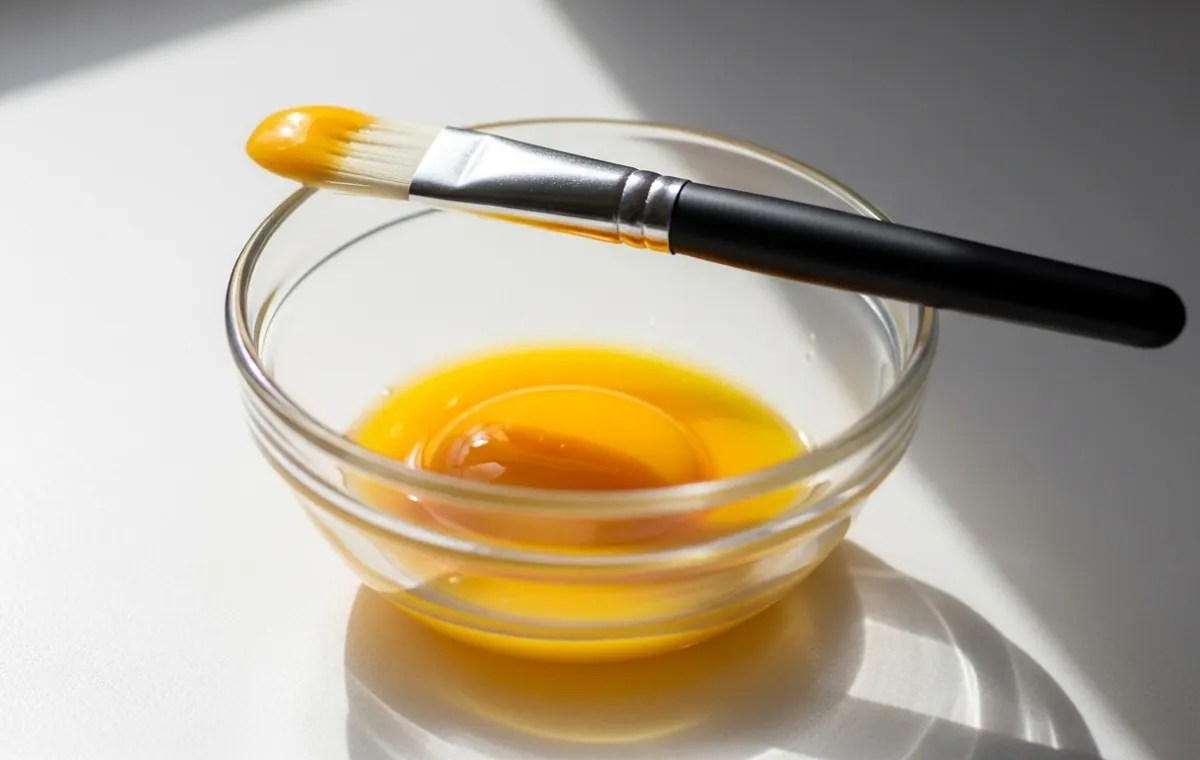 ماسک زرده تخممرغ