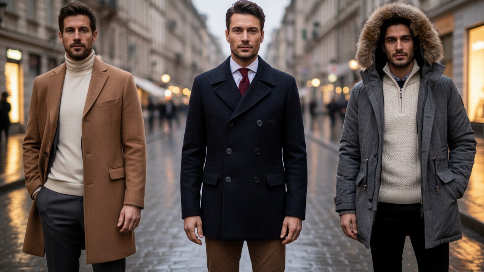استایل کلاسیک مردانه زمستانی