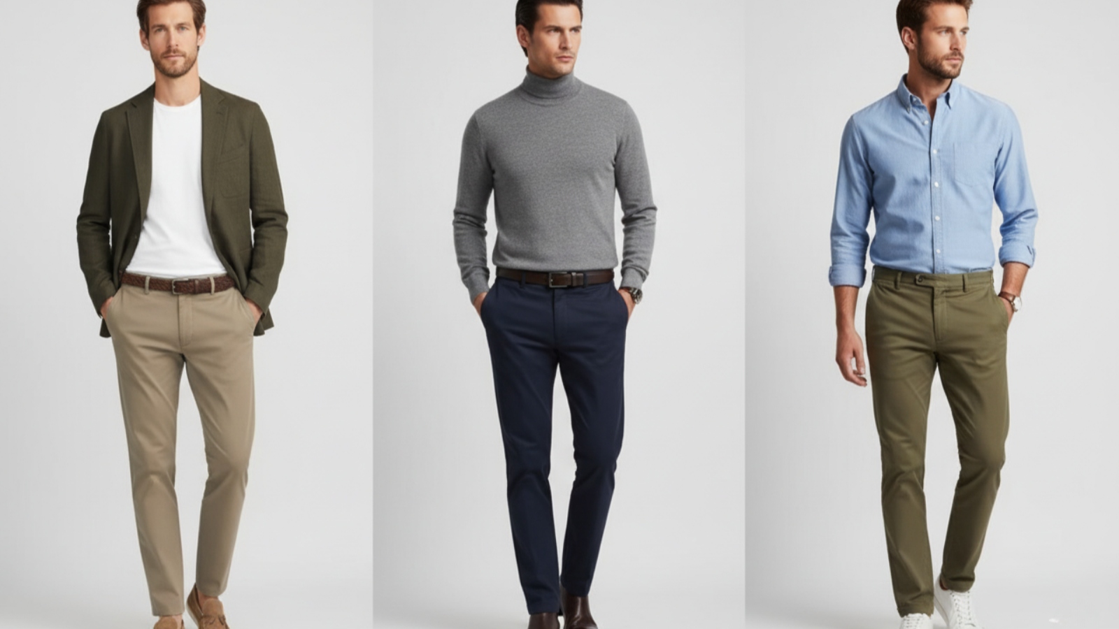 استایل کلاسیک مردانه با شلوار پارچه ای