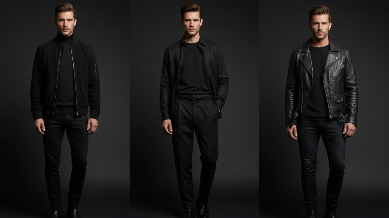 استایل کلاسیک مردانه مشکی