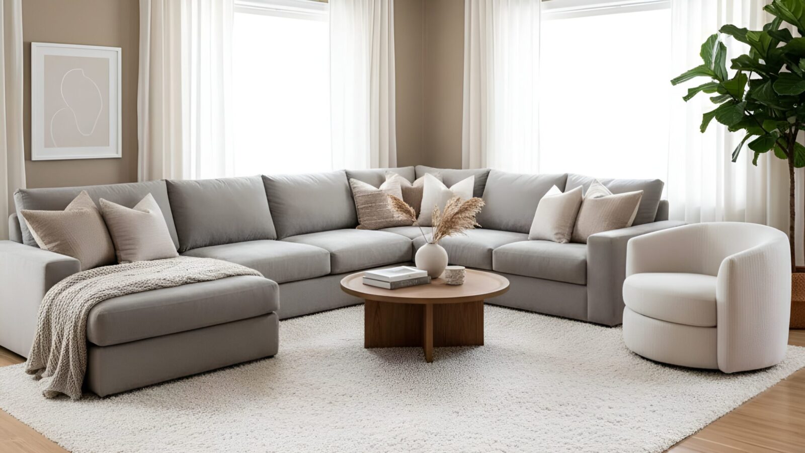 مبلمان راحت در اولویت دکوراسیون پذیرایی