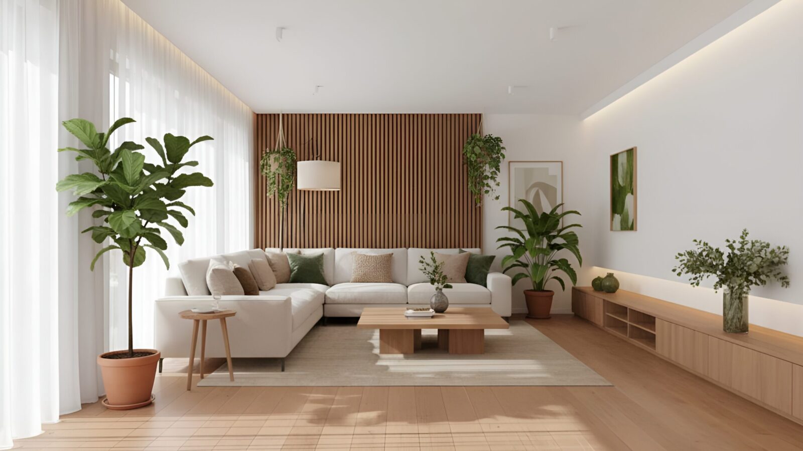 چوب به عنوان پایه رنگی گرم