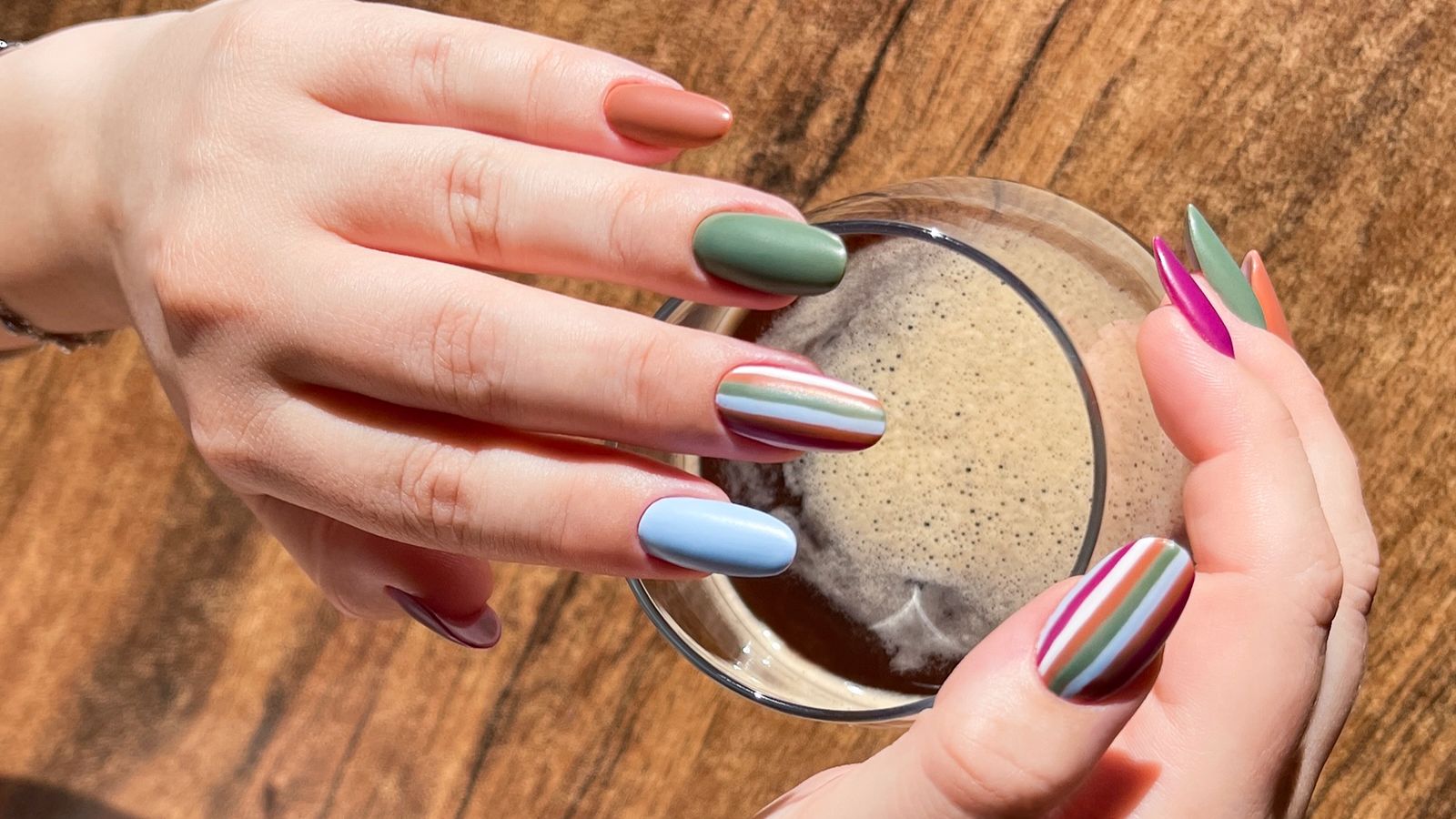 مدل ناخن دخترانه مات