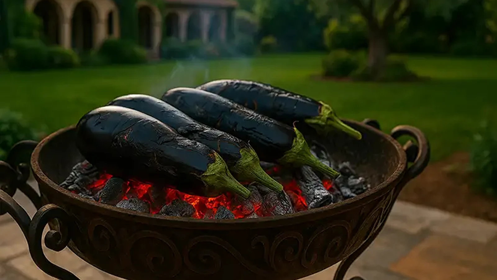 کبابی کردن بادمجان