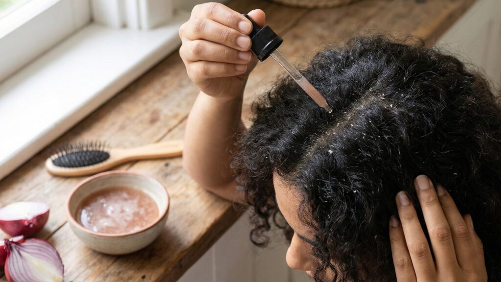 آب پیاز برای شوره سر خوبه