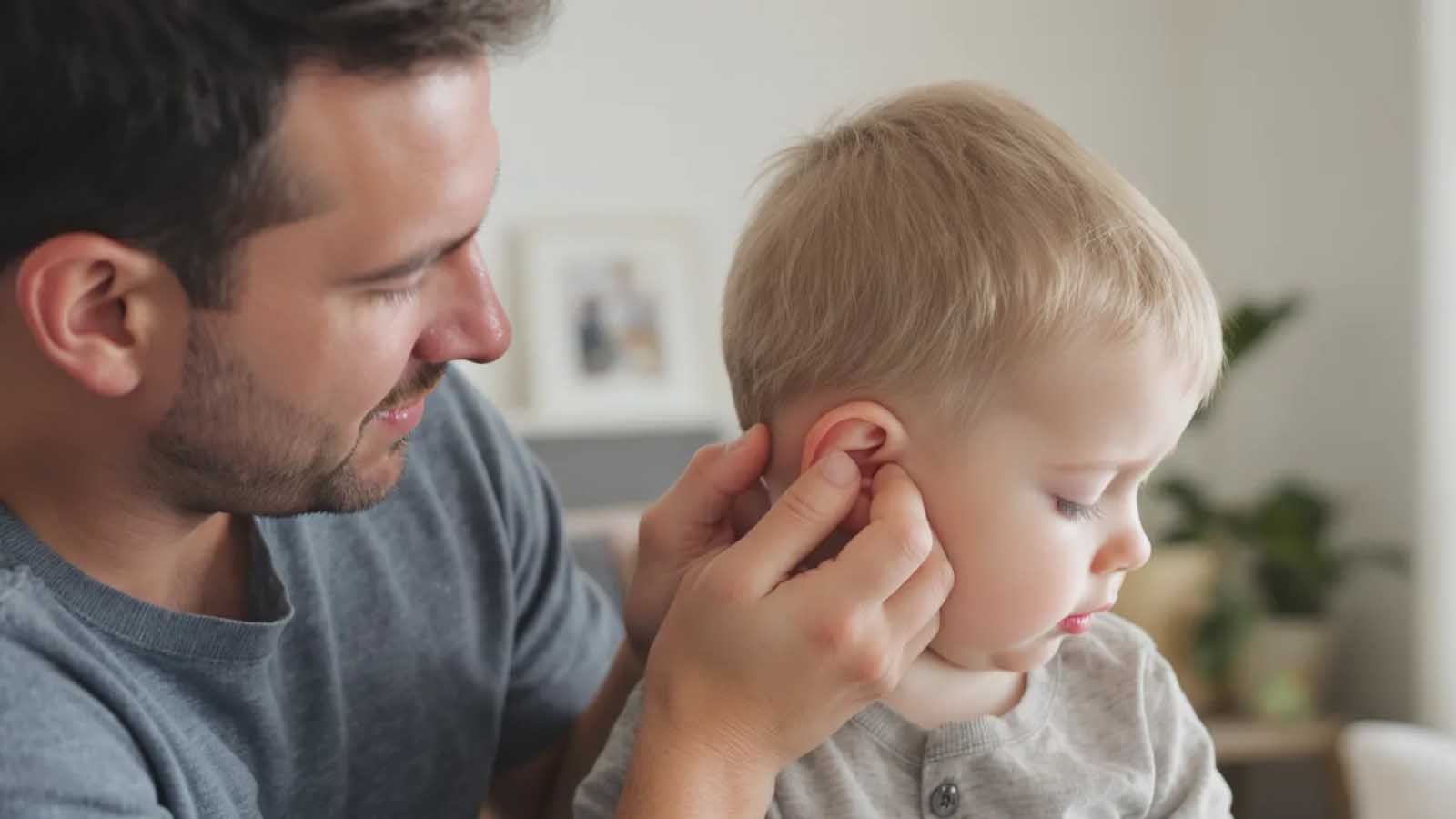 جوش چرکی پشت لاله گوش