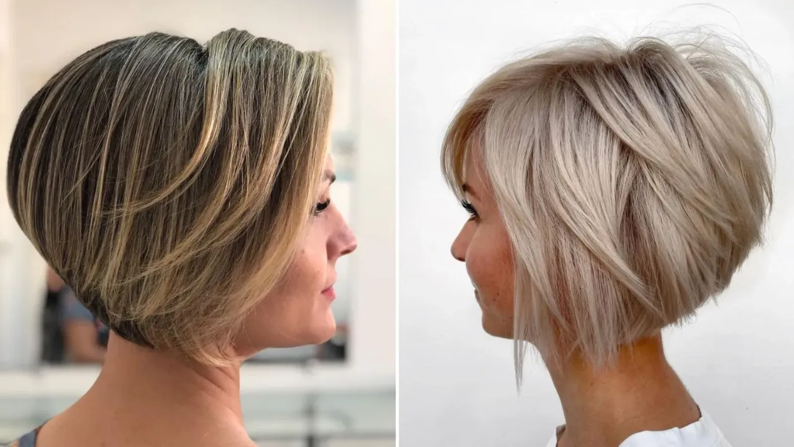 مدل مو باب بلند برای صورت گرد 