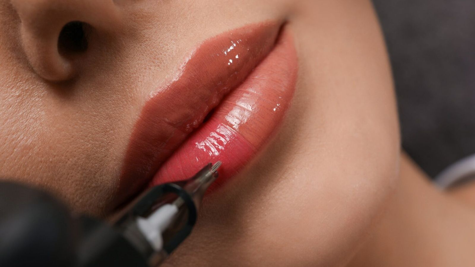 شیدینگ لب بعد یک ماه