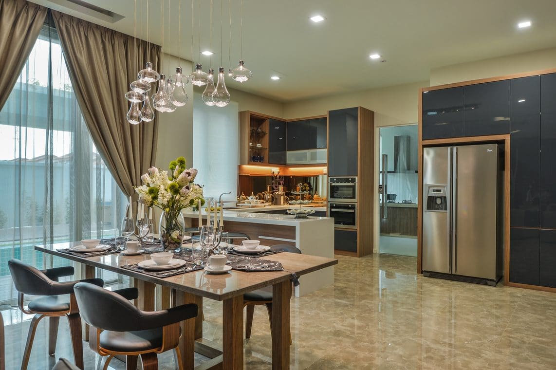 طراحی آشپزخانه مخفی مطبخ