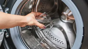 سرکه و جوش شیرین برای ماشین لباسشویی