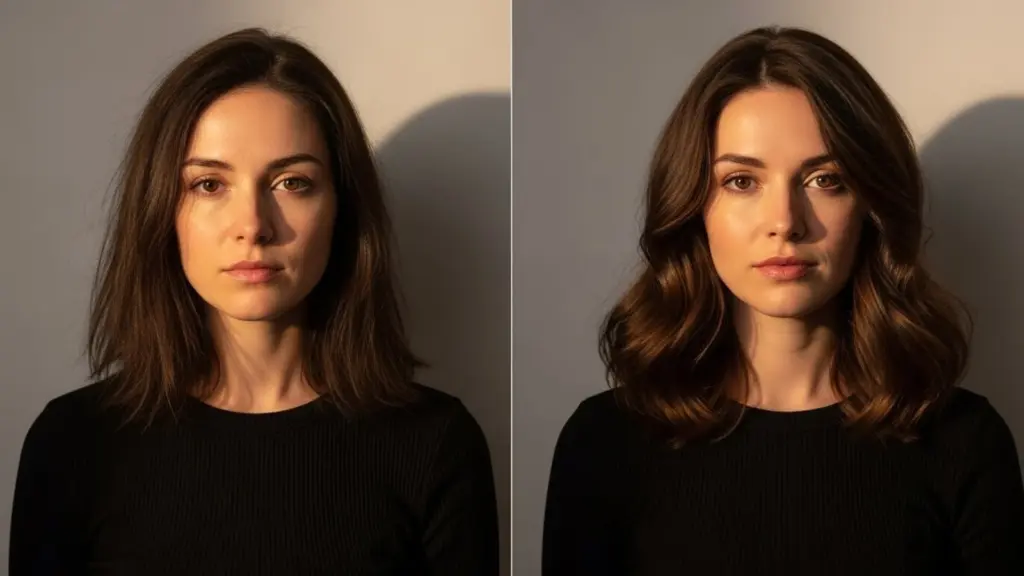 حجم دادن مو