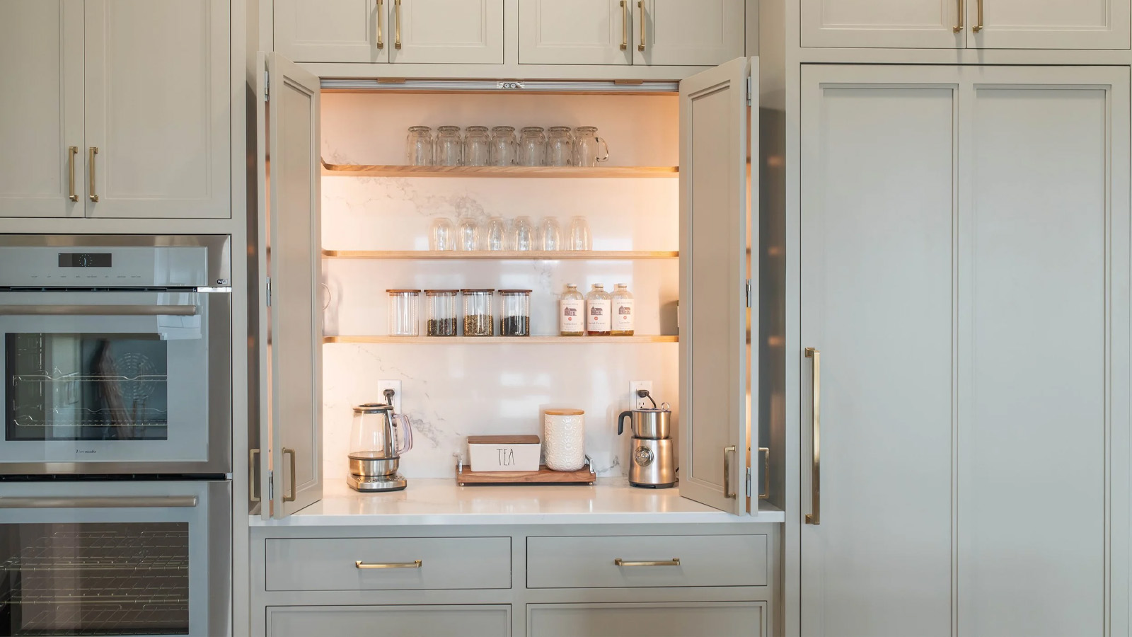 محل قرارگیری آشپزخانه مخفی