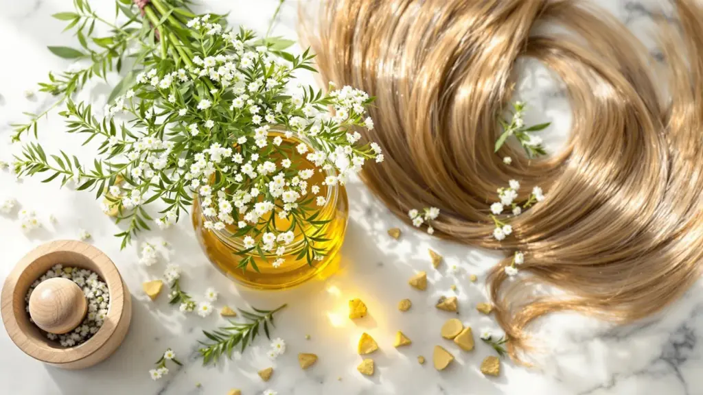 خواص بابونه برای موها