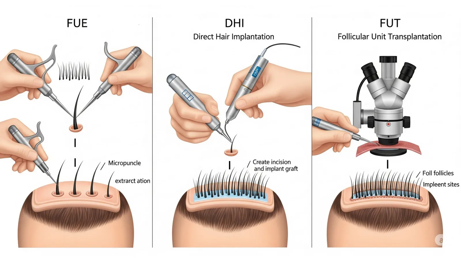 هر گرافت مو چند تار مو است