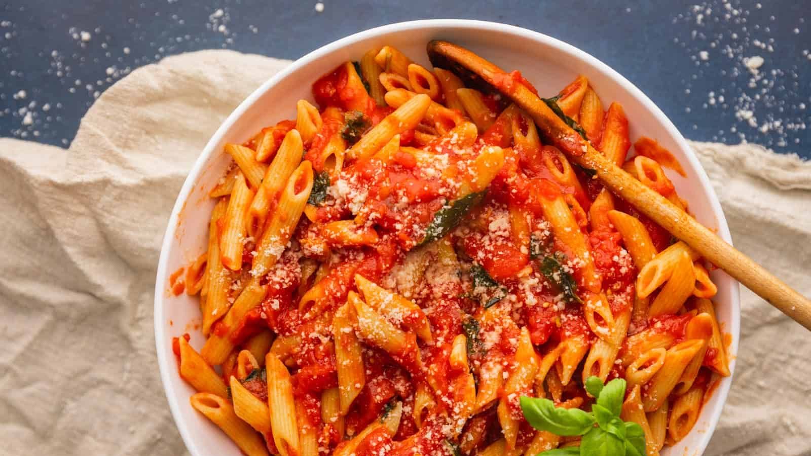 انواع محبوب پاستا پومودورو