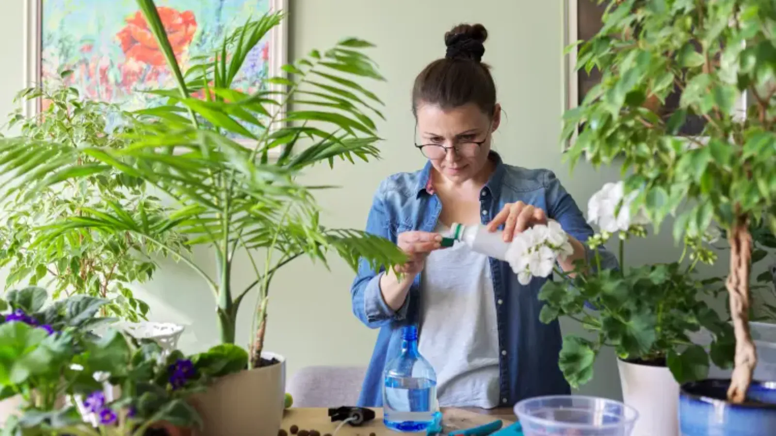 ۲. روش اول: استفاده از آب برنج به‌عنوان آب آبیاری