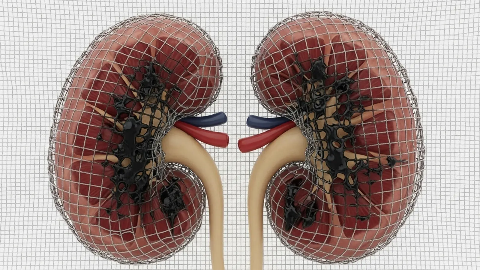 ۳. اختلال در عملکرد کلیه‌ها در مصرف طولانی‌مدت