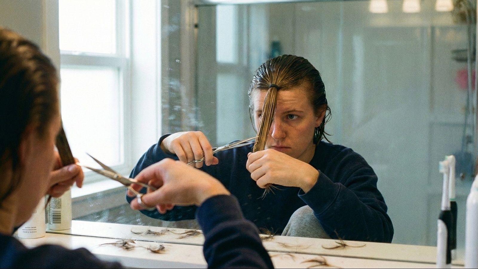 کوتاهی مو در خانه با کش