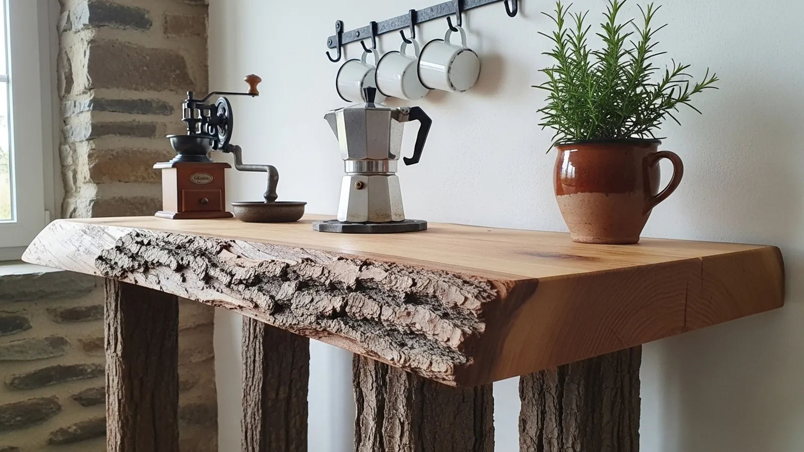 ۱۱. نمای روستیک با متریال‌های خام