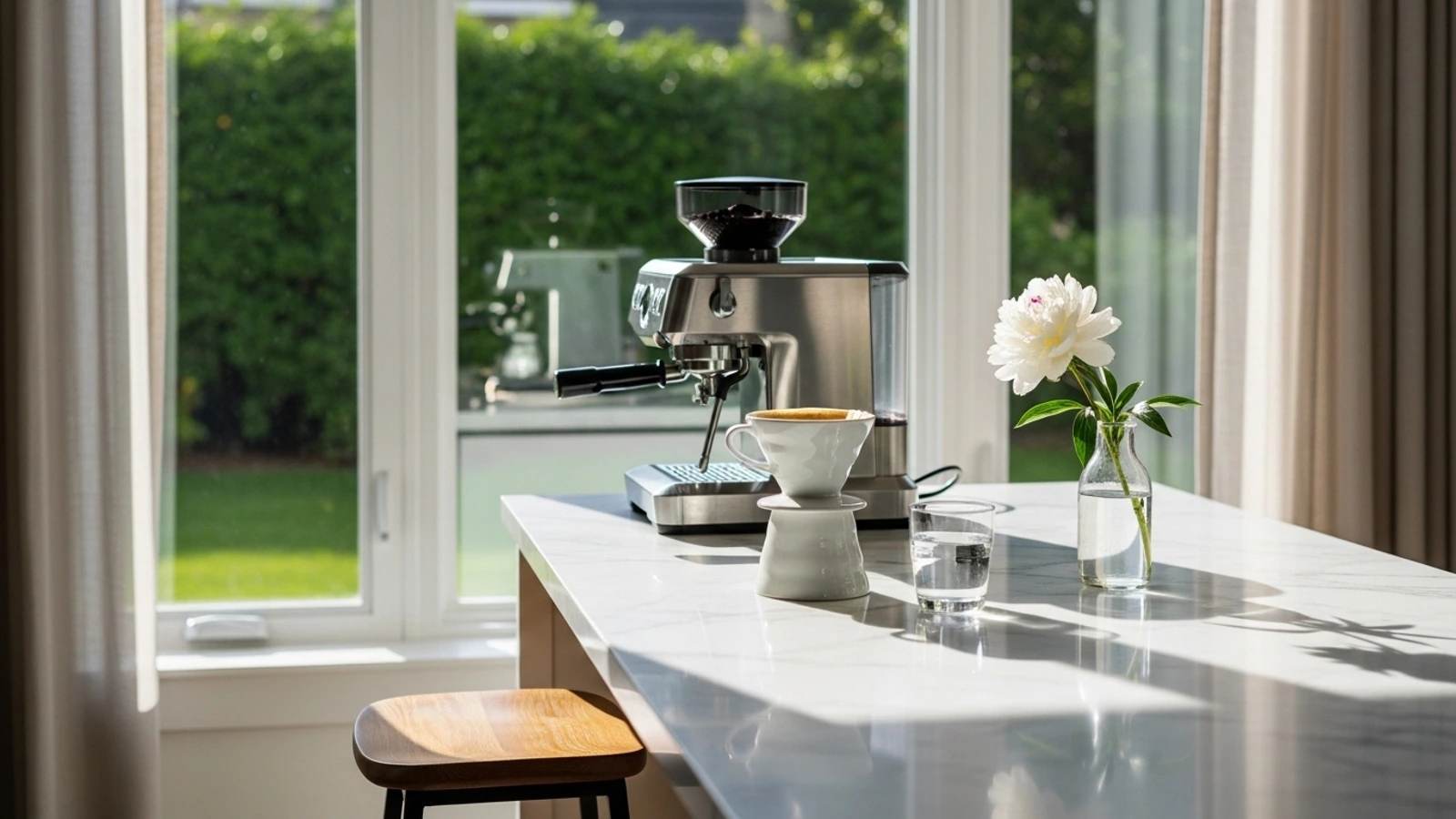 ۱۳. پیشخوان اختصاصی در کنار پنجره