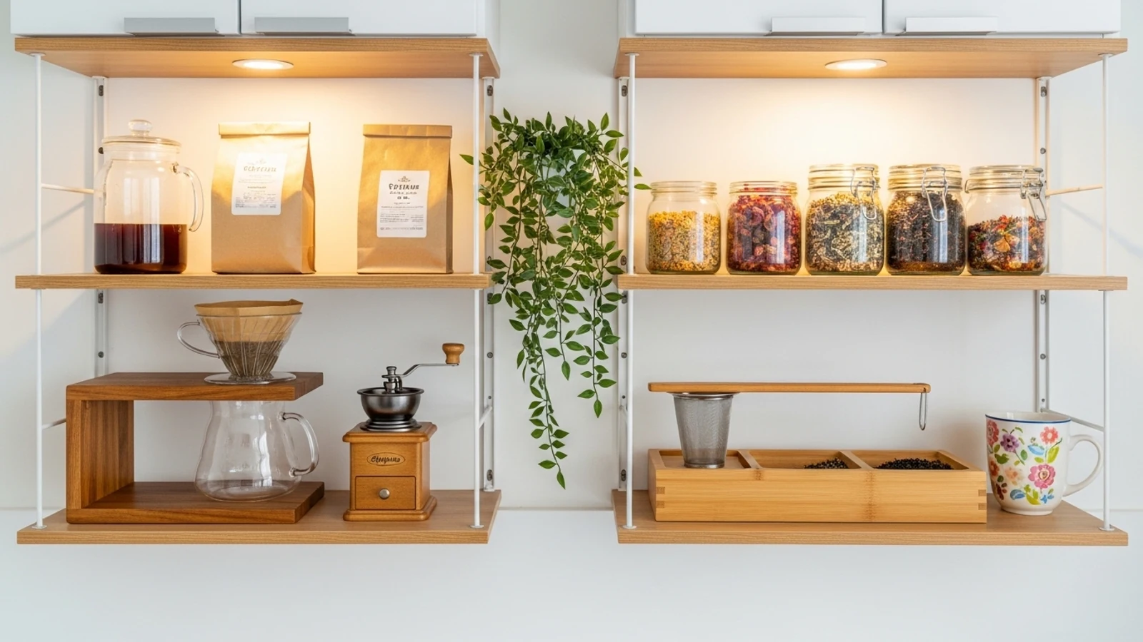 ۱۴. ایستگاه دوگانه چای و قهوه