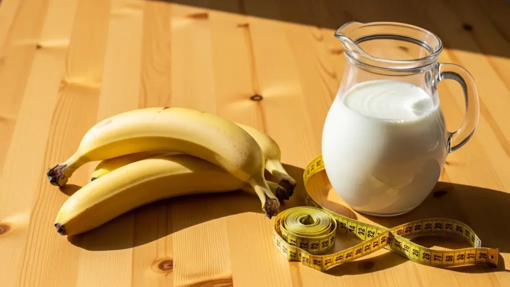 رژیم شیر و موز برای لاغری