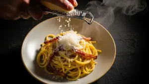 طرز تهيه پاستا کاربونارا