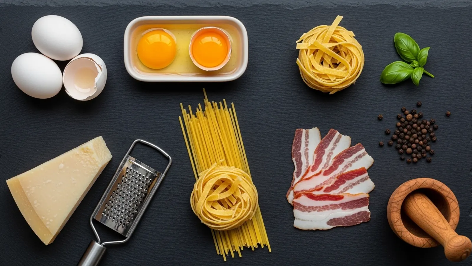 طرز تهيه پاستا کاربونارا