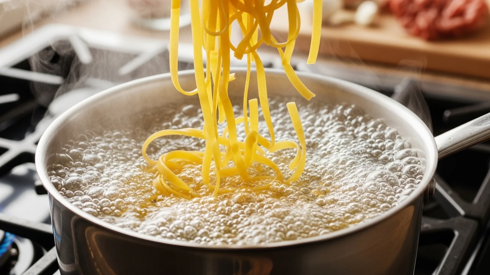 مرحله پنجم: آمادهسازی پاستا و ترکیب نهایی