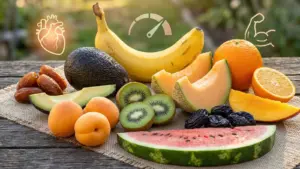 میوه‌های با پتاسیم بالا؛ فواید، انواع و نقش کلیدی آن‌ها برای سلامتی بدن