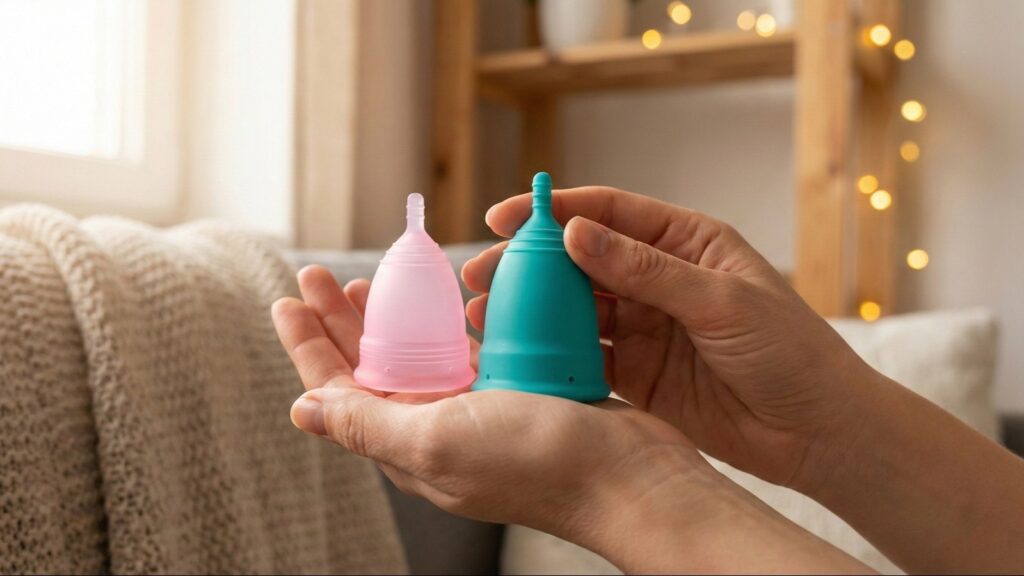 چطور سایز کاپ قاعدگی را تشخیص دهیم