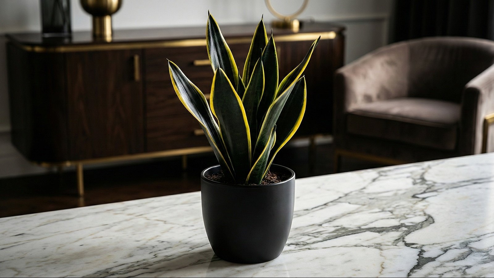 سانسوریا بلک گلد