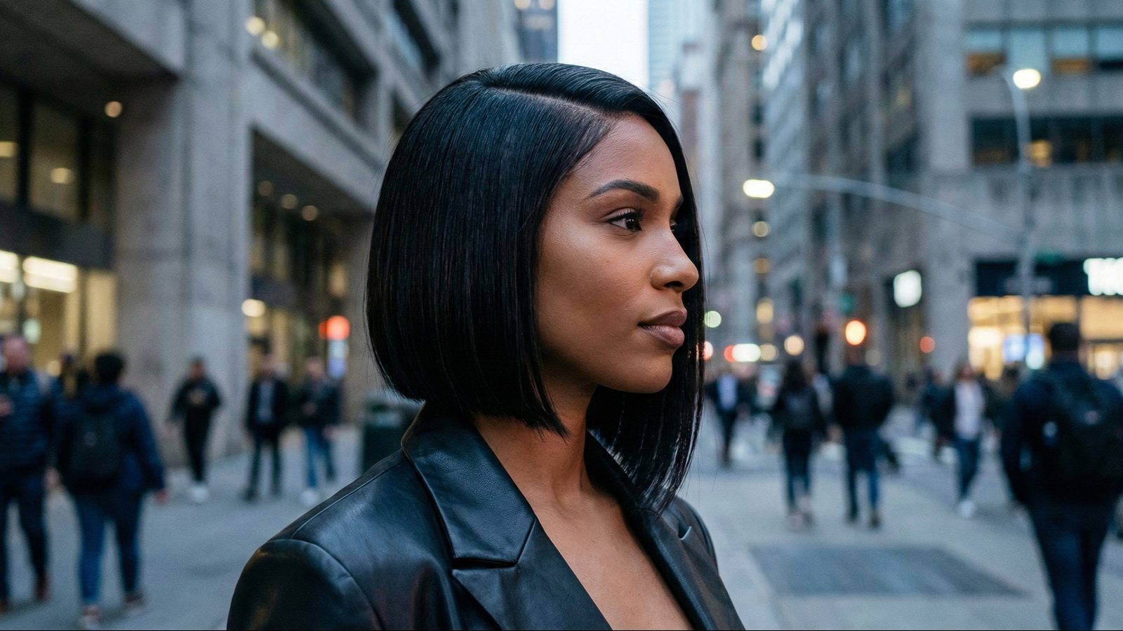 مدل موی مصری نامتقارن