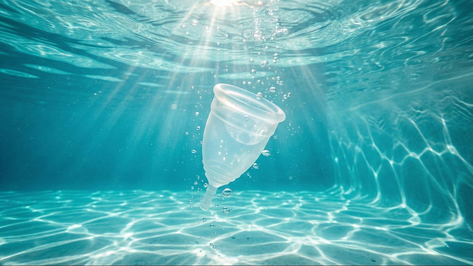 کاپ قاعدگی در استخر