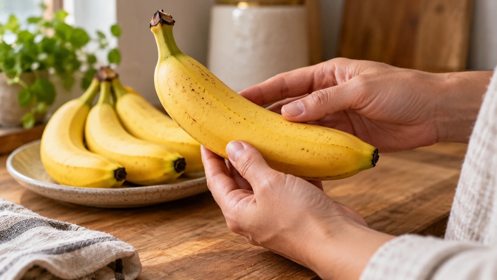 موز سبز چطور زرد میشود؟