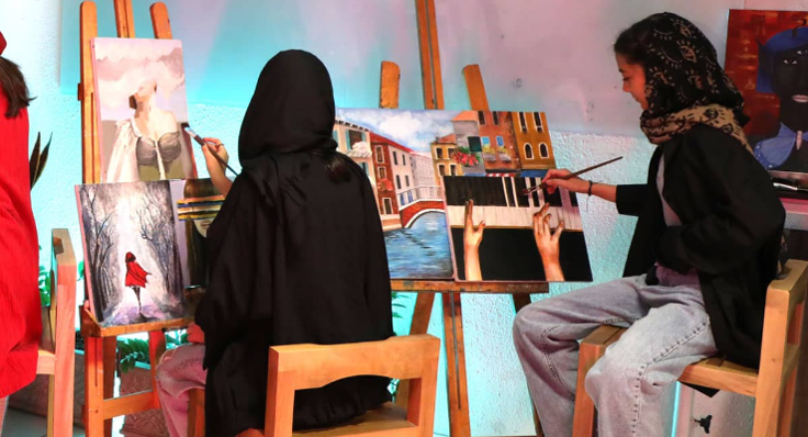 بهترین آموزشگاه نقاشی محله مقدم