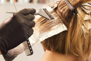 آموزش رنگ کردن مو قزوین
